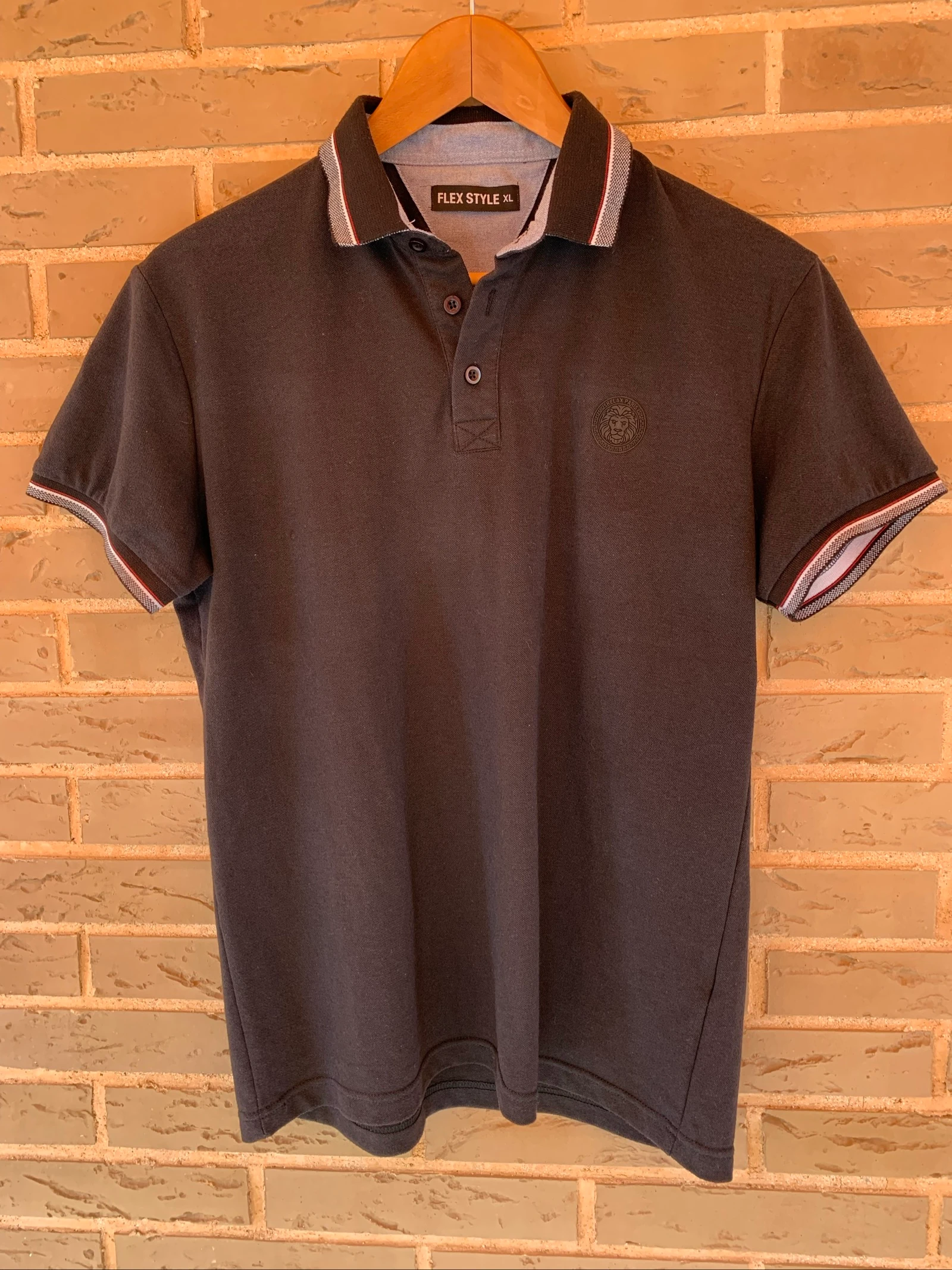 Polo hombre FlexStyle talla XL azul oscuro